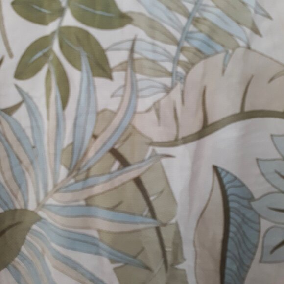 Tommy Bahama Men's Shirt Short Sleeve Button Down Silk Cotton Tropical Ferns XL - Picture 6 of 8